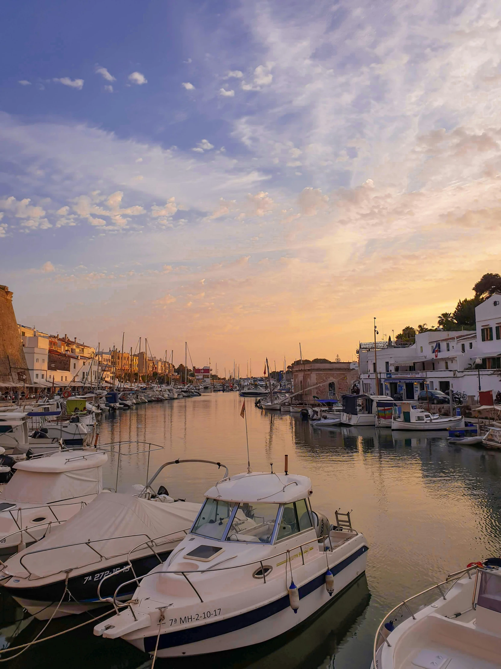 a number of boats in a body of water, by Alexis Grimou, pexels contest winner, renaissance, peaceful evening harbor, southern european scenery, thumbnail, profile pic