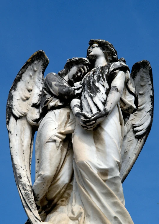 a statue of an angel on top of a building, slide show, 2 angels, comforting and familiar, large)}]