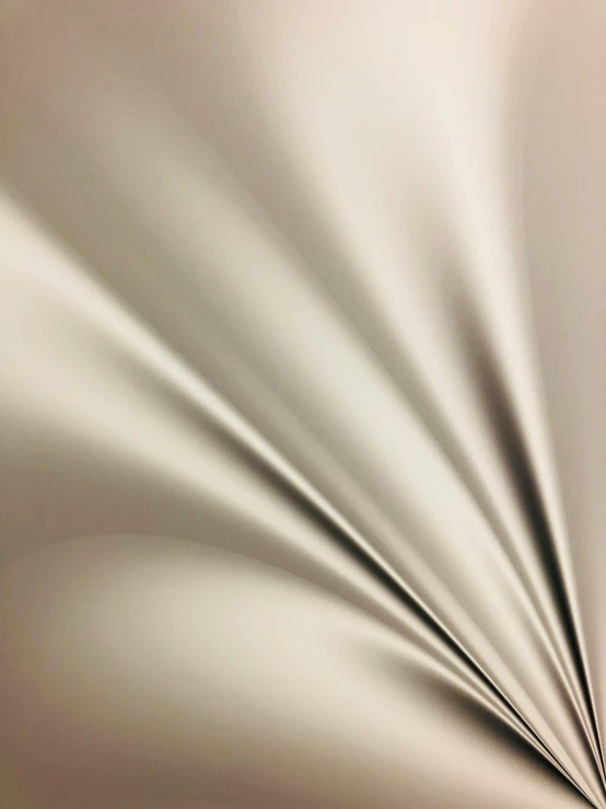 an open book sitting on top of a table, a picture, inspired by Georgia O'Keeffe, unsplash, abstract illusionism, pearlescent skin, drapery, smooth organic pattern, taupe