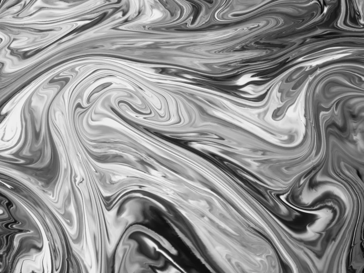 a black and white photo of a liquid swirl, inspired by Umberto Boccioni, pexels, silver and muted colors, 4 k vertical wallpaper, made of liquid metal and marble, colorful swirls of paint