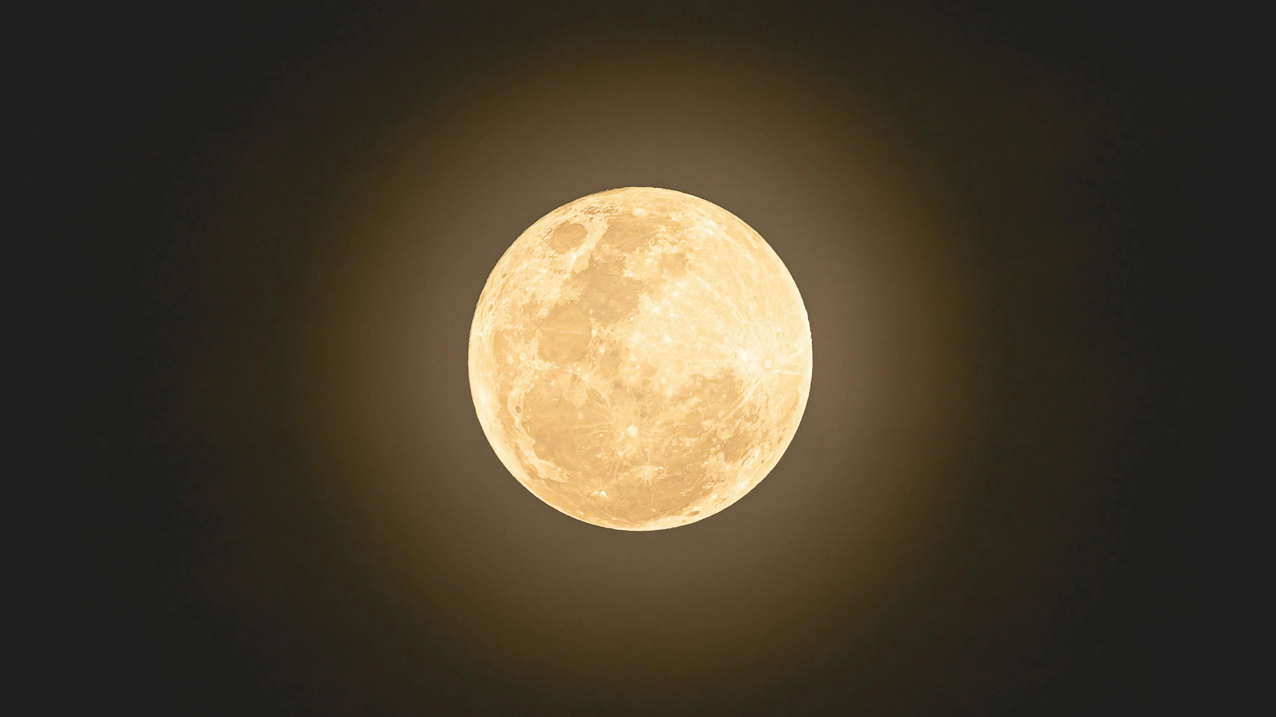 a full moon in the dark sky, by Robert Peak, minimalism, light tan, single light, yellow, super high detail picture