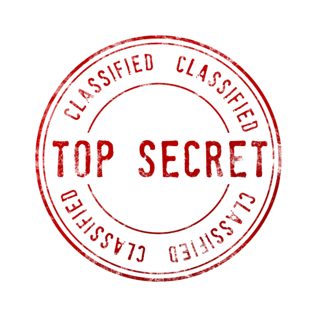 a red stamp that says classified classified top secret, a silk screen, by Stefan Gierowski, featured on pixabay, green shirt, secrets, esoteric clothing, no text!