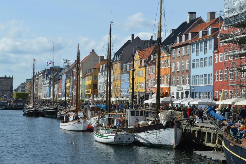 a number of boats in a body of water, by Jesper Knudsen, pexels contest winner, hurufiyya, square, a quaint, hans dahl, thumbnail