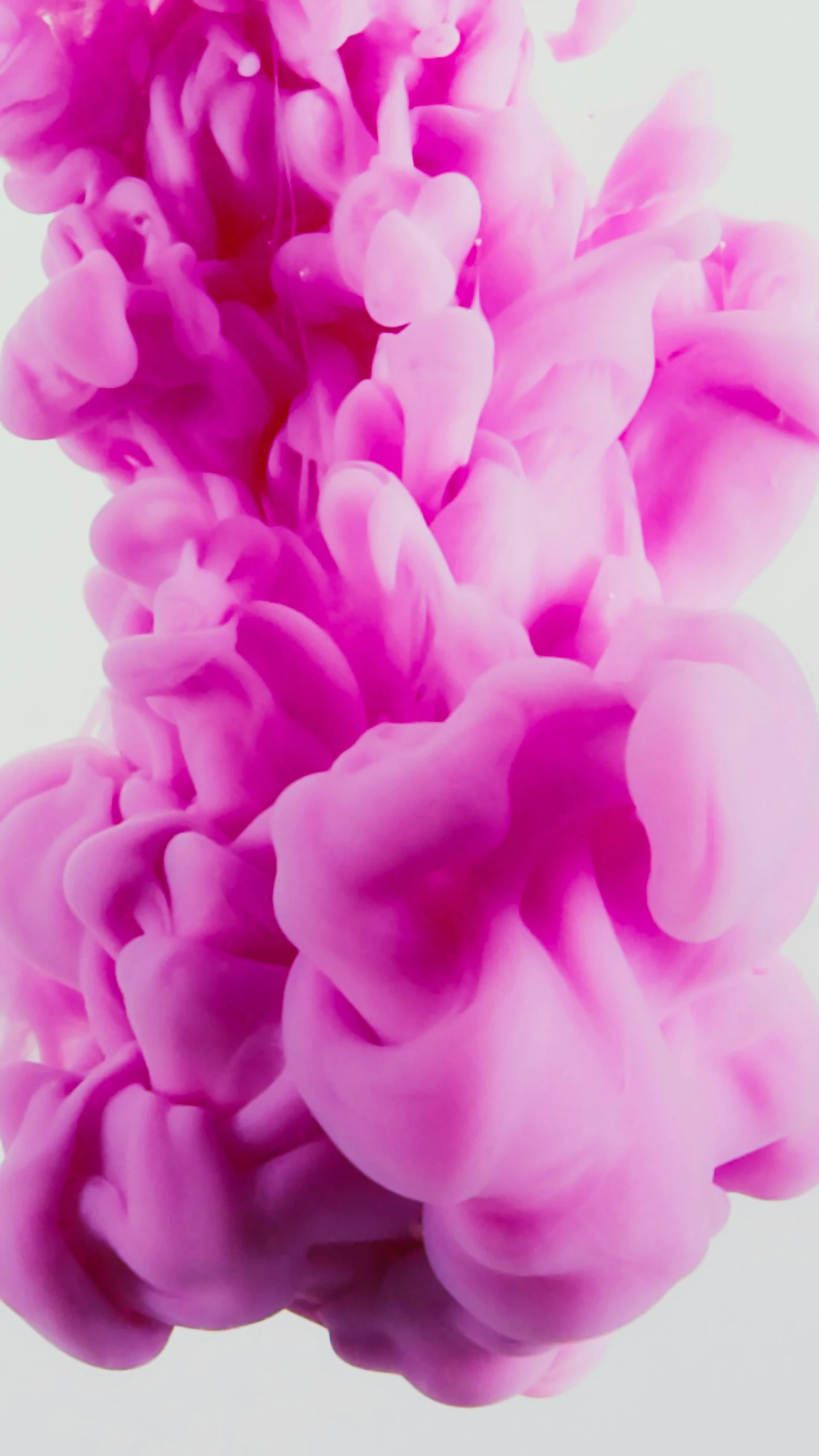 a close up of a pink substance in water, an airbrush painting, inspired by Lynda Benglis, pexels, showstudio, 3 d 8 k octane rendered, nick knight, made of cotton candy