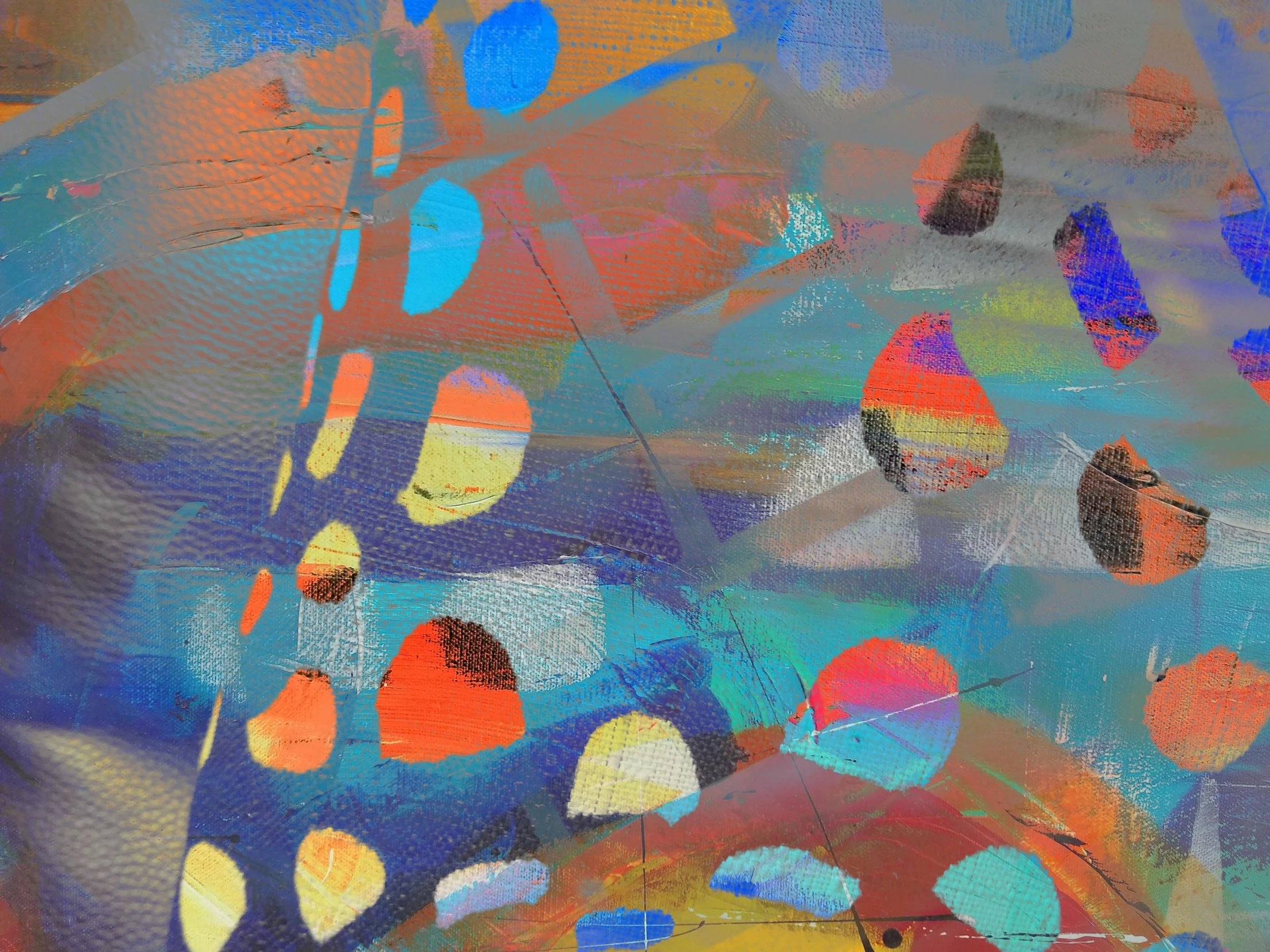 a painting of a person holding an umbrella, an abstract painting, inspired by James Brooks, lyrical abstraction, digital art - n 9, butterflies floating in the sky, close-up print of fractured, lights on