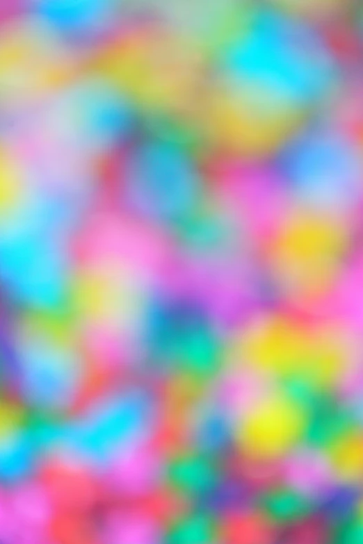 a close up of a bunch of colorful balls, a picture, inspired by Lisa Frank, color field, blurry and glitchy, ethereal lighting - h 640, colorful pastel, digital art - n 9