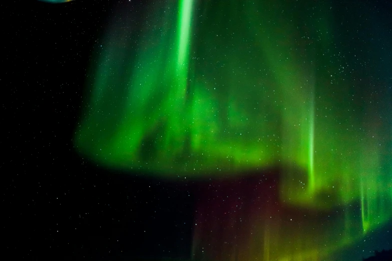 the aurora bore lights up the night sky, by Julia Pishtar, pexels contest winner, light and space, middle close up shot, shades of green, 1 2 9 7, fan favorite