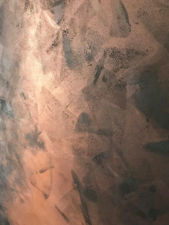 a close up of a vase on a table, metal skin with some scratches, highly detailed # no filter, copper, medium lighting