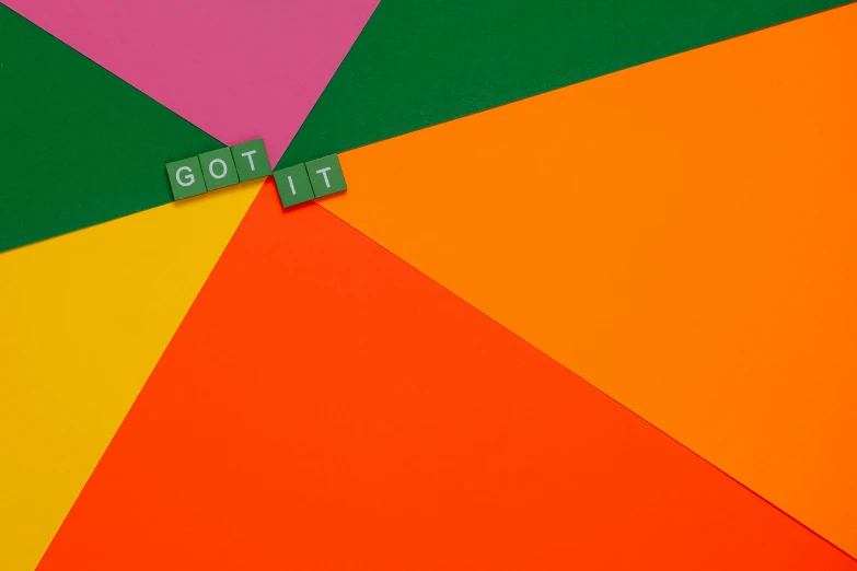 a close up of a colorful umbrella with numbers on it, an album cover, inspired by Frederick Hammersley, trending on unsplash, conceptual art, bright green dark orange, got shut down, show it, color blocks