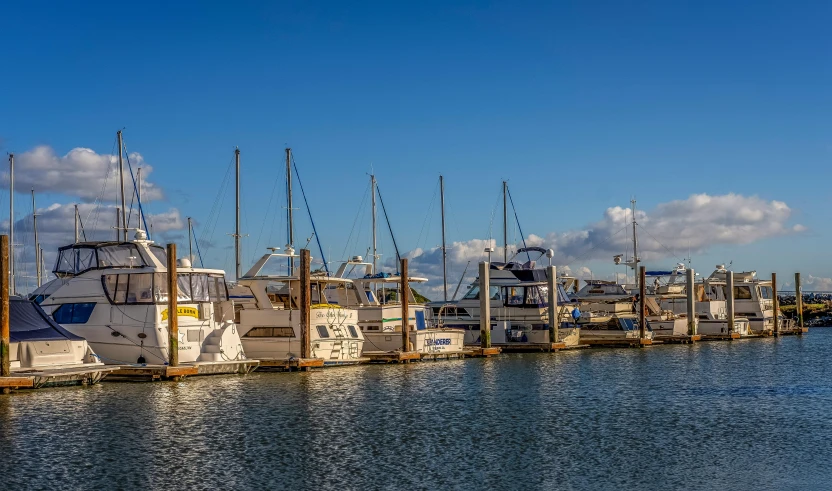 a number of boats in a body of water, by Susy Pilgrim Waters, pexels contest winner, docked at harbor, gold coast australia, profile image, maryport