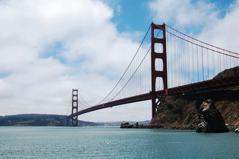 a view of the golden gate bridge from the water, pexels contest winner, hurufiyya, 2 5 6 x 2 5 6 pixels, ignant, brown, the absolute worst