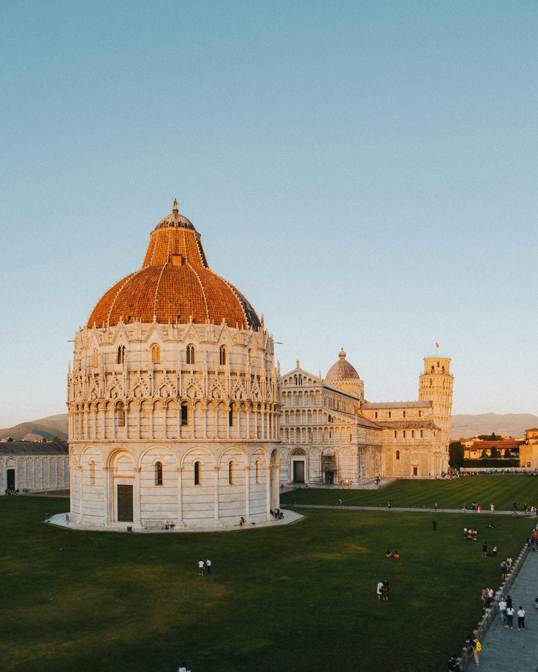 a view of the leaning of the leaning of the leaning of the leaning of the leaning of the leaning of the leaning of the leaning of the, inspired by Piero della Francesca, unsplash contest winner, romanesque, dome of wonders, evening light, 15081959 21121991 01012000 4k