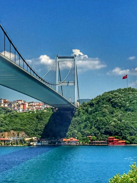 a bridge over a large body of water, by Yasar Vurdem, slide show, turkey, instagram picture, thumbnail