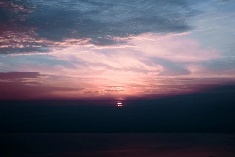 the sun is setting over a body of water, pexels contest winner, romanticism, pink and grey clouds, major arcana sky, hd wallpaper, good night