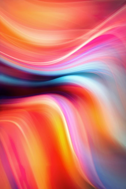 a close up of a colorful abstract background, inspired by Yanjun Cheng, trending on pexels, light bends to it, made entirely from gradients, swirling red-colored silk fabric, mobile wallpaper