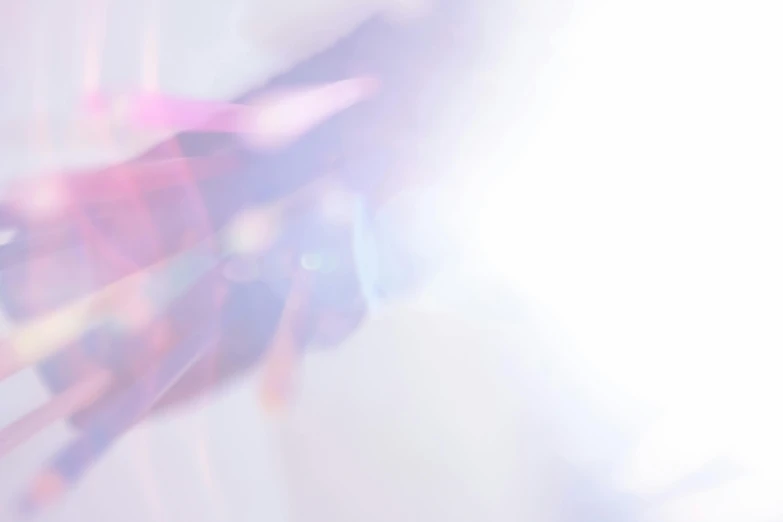 a person flying through the air on a pair of skis, a hologram, inspired by Anna Füssli, unsplash, light and space, translucent crystals, website banner, pink, discreet lensflare