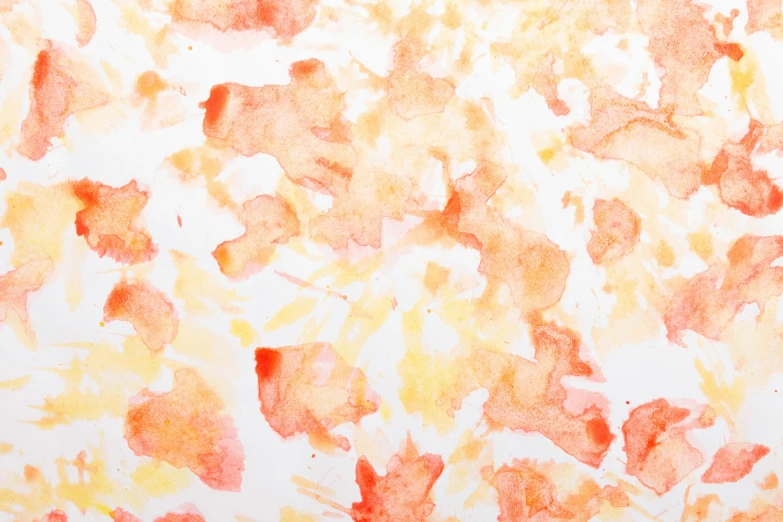 a piece of paper with watercolor paint on it, a watercolor painting, inspired by Mark Tobey, pexels, white and orange, 144x144 canvas, pale red, maple syrup highlights