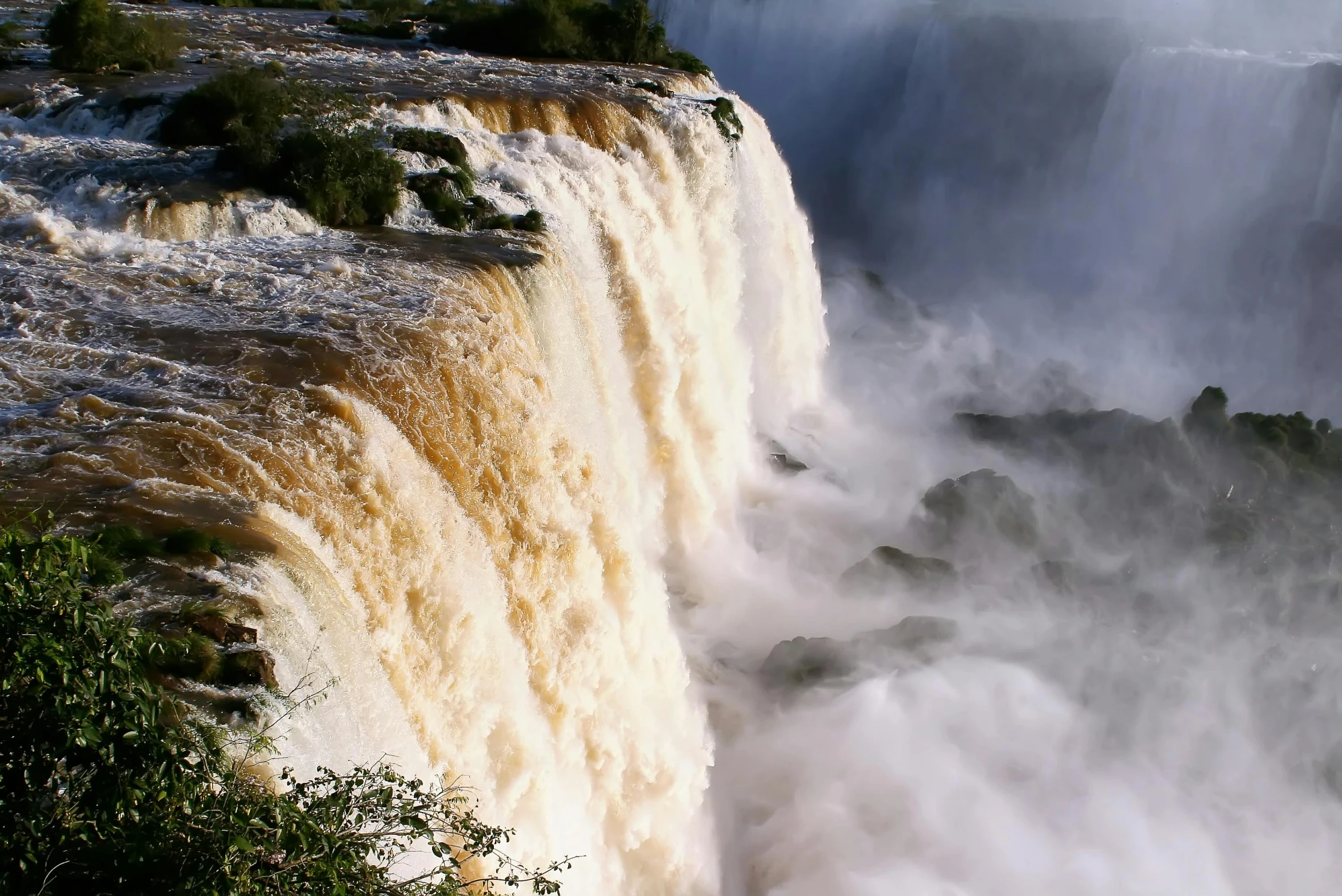 a large waterfall with lots of water coming out of it, pexels contest winner, hurufiyya, avatar image, brazil, 2000s photo, teaser