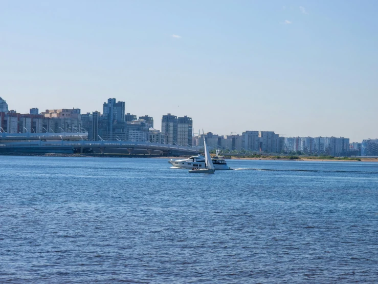 a boat traveling across a large body of water, a picture, by Julia Pishtar, hurufiyya, buenos aires, rostov city, gigapixel photo, 15081959 21121991 01012000 4k