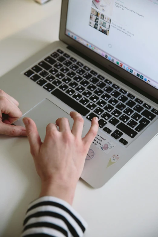 a person is typing on a laptop computer, adafruit, thumbnail, scratches, perfect photo