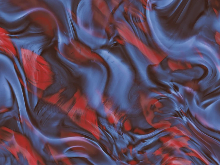 a close up of a red and blue background, a digital painting, inspired by Anna Füssli, pexels contest winner, rippling liquid, currents, album, blue and red two - tone