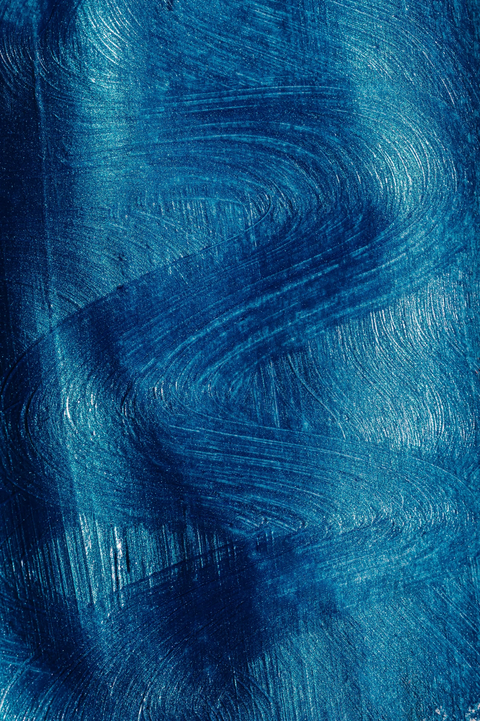 a close up of a piece of blue fabric, inspired by Hans Hartung, trending on pexels, lyrical abstraction, 3dcoat h 648, detailed product image, detail shot, phthalo blue
