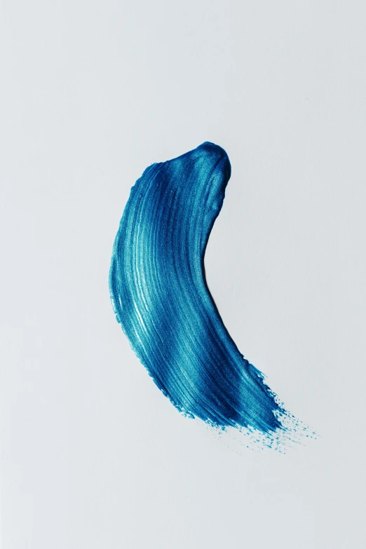 a blue brush stroke on a white background, an album cover, trending on pexels, issey miyake, mermaid tail, pigment, lacquered