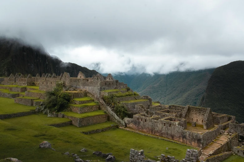 the ruins of machu picchuchu on a cloudy day, pexels contest winner, visual art, avatar image, voge photo, farming, 2 0 2 2 photo