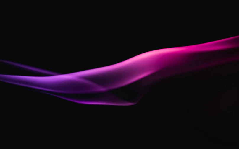 purple smoke on a black background, trending on pexels, 4k hd wallpaper:4, tendrils of colorful light, pink gradient background, low purple flame