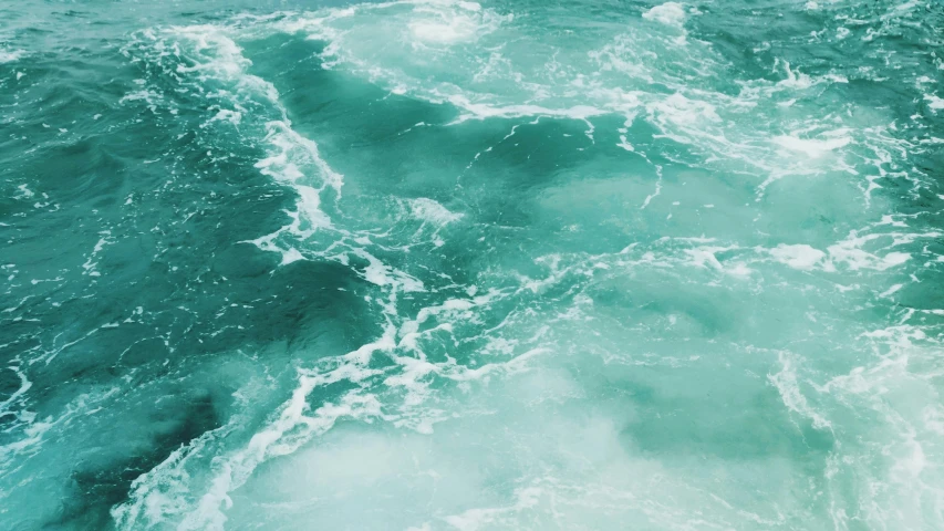 a person riding a surfboard on top of a body of water, ((greenish blue tones)), whirlpool, thumbnail, turbulent sea