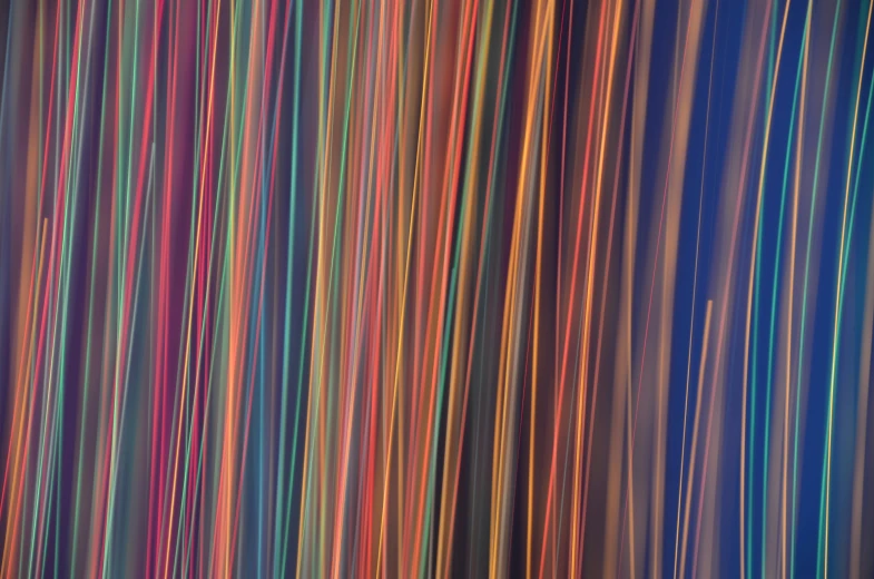 a blurry photo of a multicolored background, by Jan Rustem, illuminated lines, long exposure ; sharp focus, 4 k vertical wallpaper, many wires