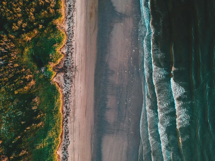 an aerial view of a beach and a body of water, pexels contest winner, insanly detailed, thumbnail, oceanside, new zealand