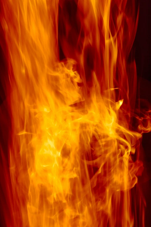 a close up of a fire on a black background, pexels, 15081959 21121991 01012000 4k, fiery red, plain background, full body close-up shot