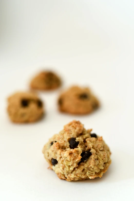 a close up of a cookie on a table, cannonballs, thumbnail, healthy, blender