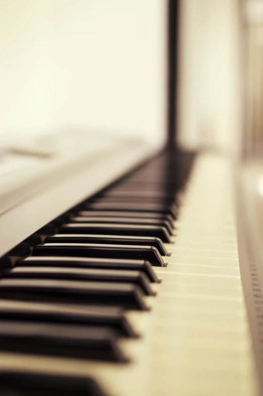 a close up of the keys of a piano, unsplash, high key detailed, photo realistic”