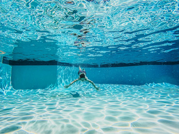 a person swimming under water in a pool, calm weather, lachlan bailey, shot with sony alpha, rectangle