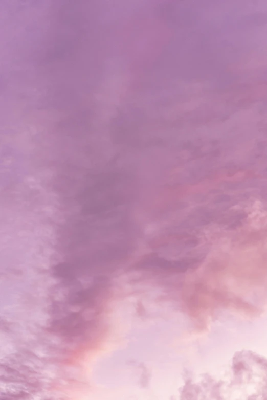 there is a plane that is flying in the sky, inspired by Julian Schnabel, unsplash, romanticism, light purple, light pink, glazed, break of dawn on venus