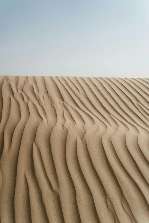 a man riding a surfboard on top of a sandy beach, unsplash contest winner, land art, subtle pattern, oman, dune (2021), thick and thin lines