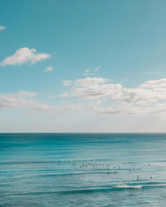 a group of people standing on top of a beach next to the ocean, blue water, surfing, very aesthetically pleasing, manly