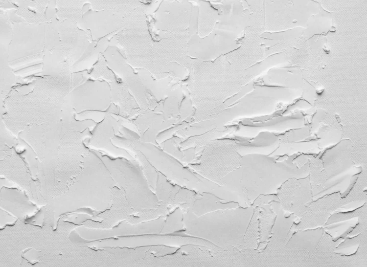 a close up of white paint on a wall, inspired by Lucio Fontana, pexels, minimalism, 144x144 canvas, background white, rice paper texture, silver background