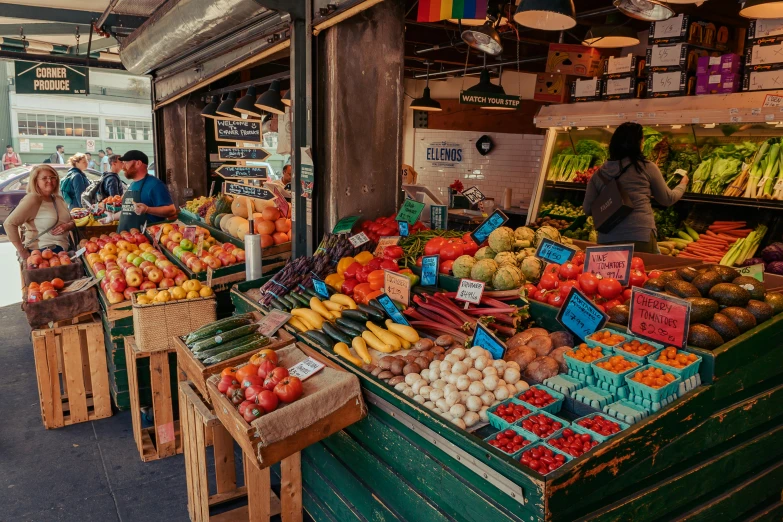 a market filled with lots of fresh fruits and vegetables, profile image, fan favorite, sydney, amsterdam