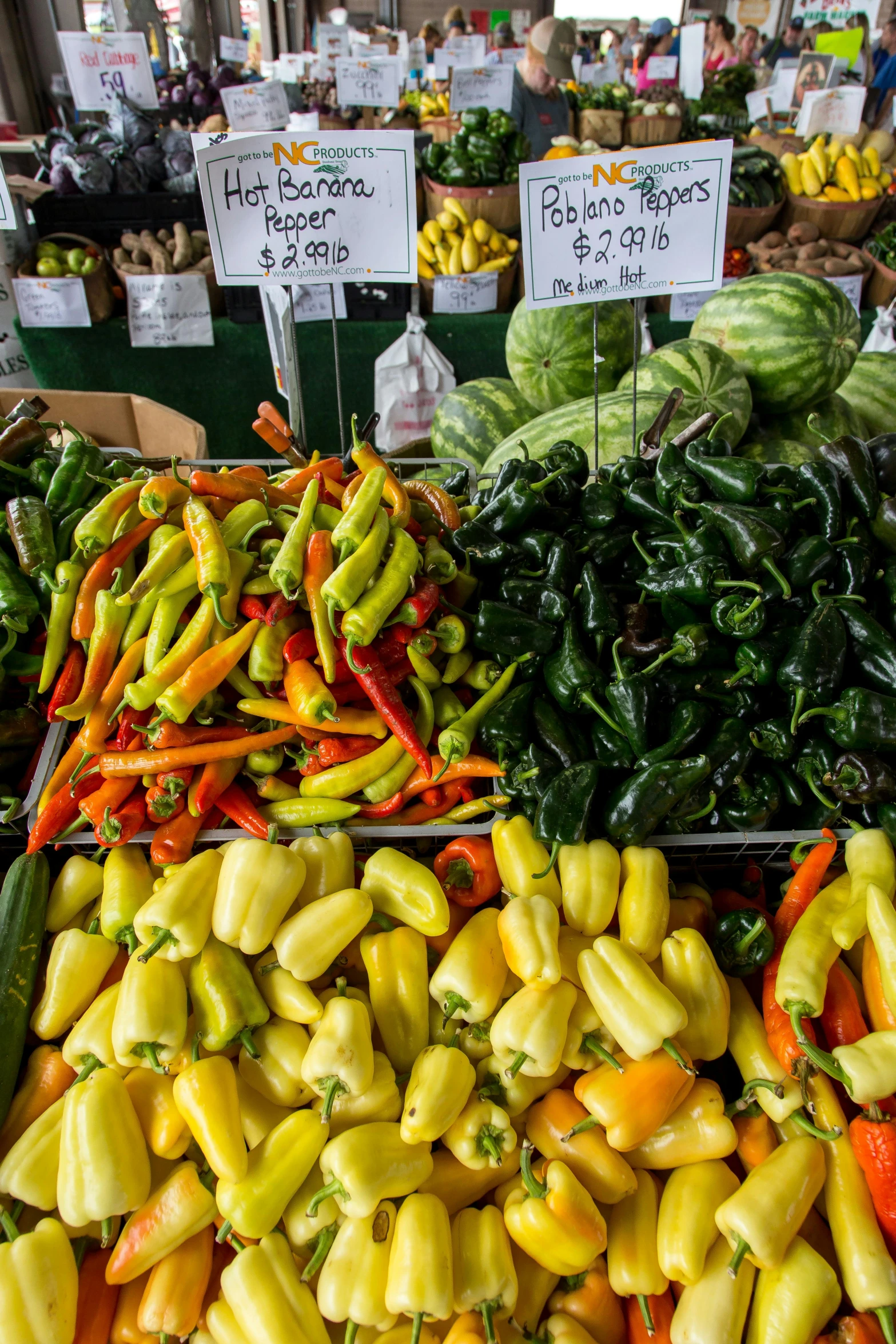 a market filled with lots of different types of vegetables, square, pepper, longque chen, pittsburgh