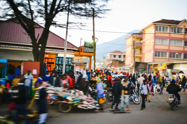 a crowd of people walking down a street, a picture, obunga, thumbnail, square, explore