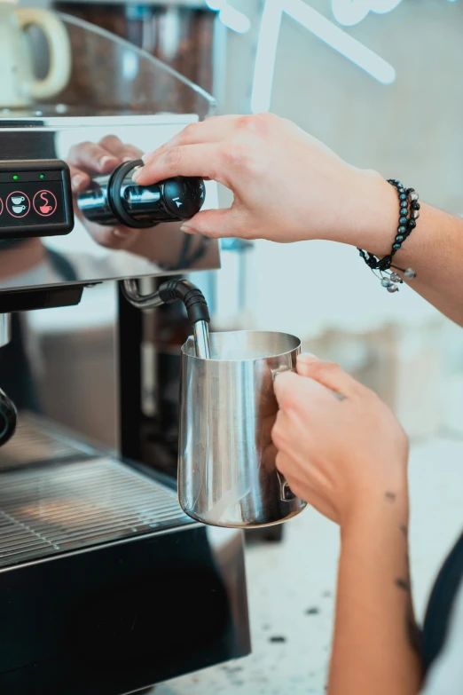 a bari bari bari bari bari bari bari bari bari bari bari bari bari bari bari bari bari bari bari bari bari bari bari bari bari bari bari, pexels, coffee machine, hands on counter, where a large, profile image