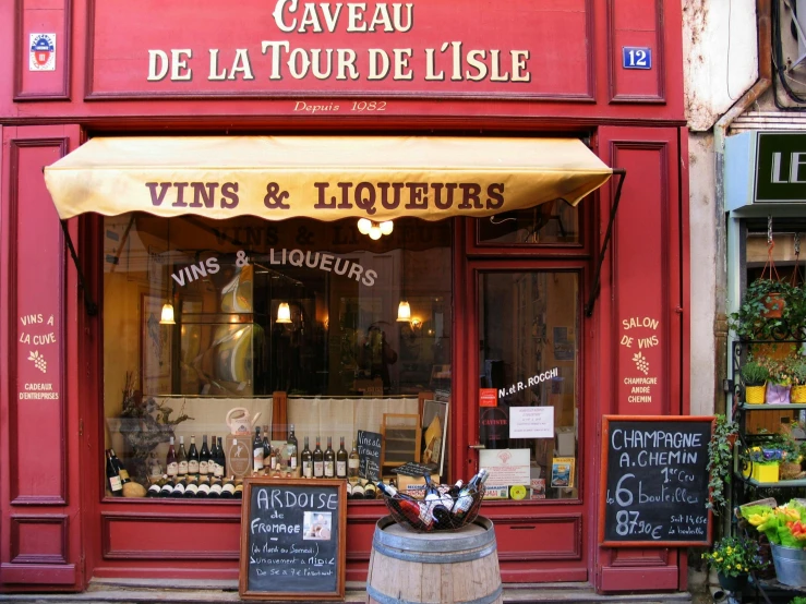 a wine shop on the corner of a street, pexels contest winner, les nabis, chateau de versailles, slide show, square