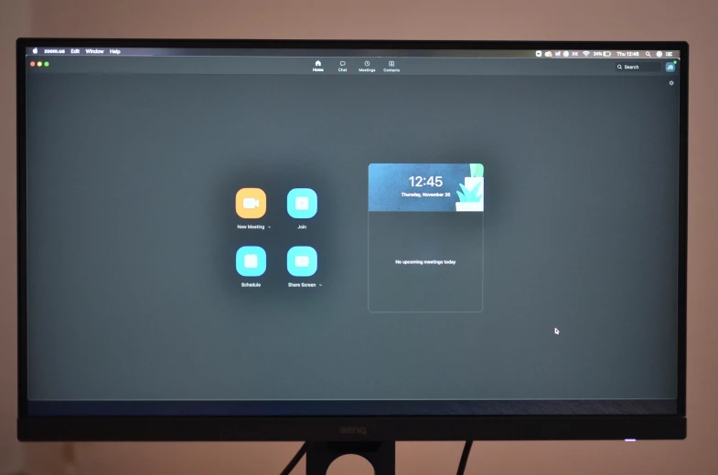 a computer monitor sitting on top of a desk, by Android Jones, happening, samsung smartthings, medium shot. detailed, thumbnail, pc screen image