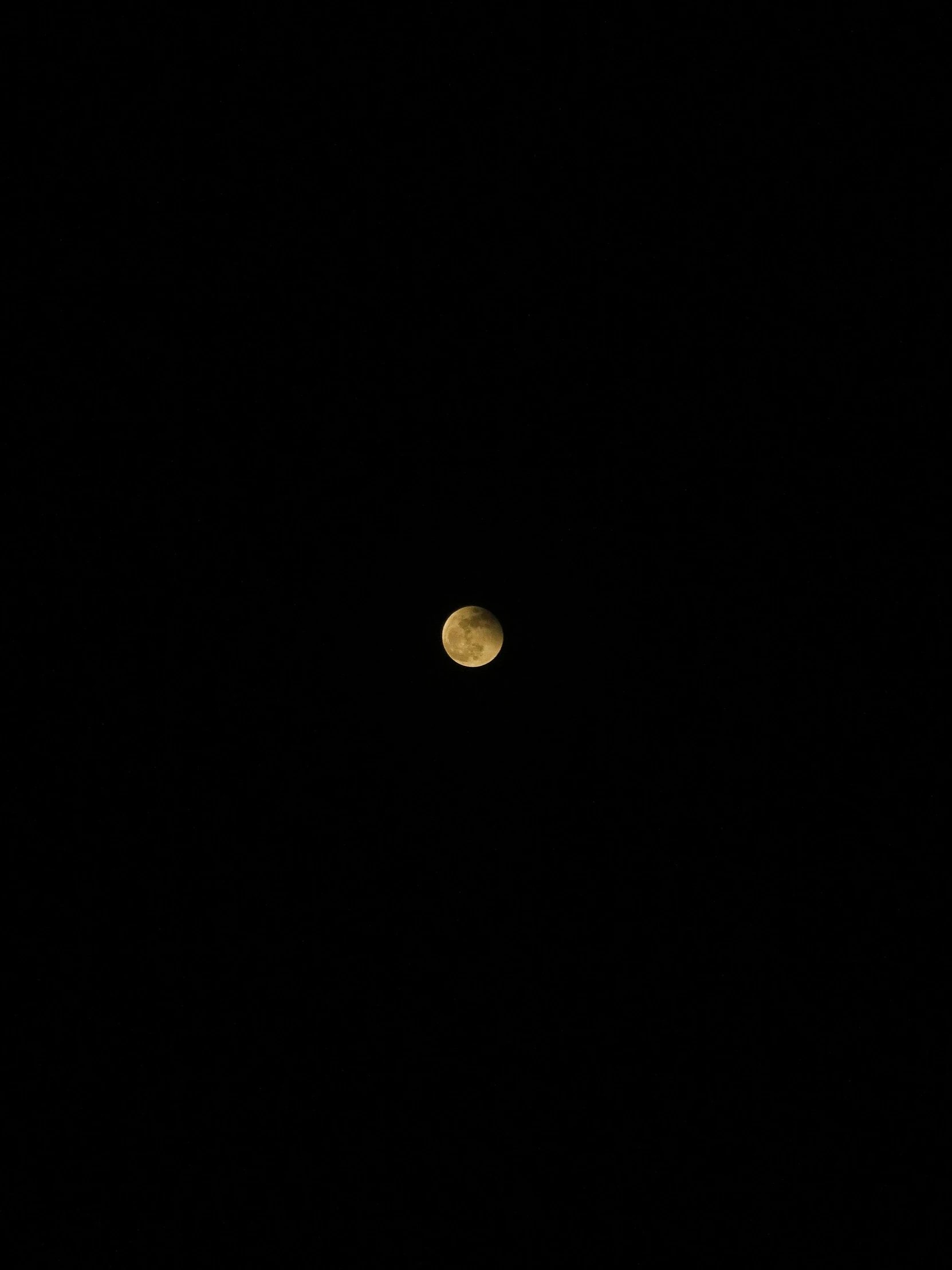 the moon is lit up in the dark sky, a picture, by James Morris, minimalism, moody gold planet, slightly pixelated, brown:-2, mars black