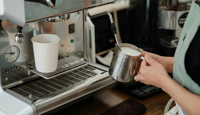 a bari bari bari bari bari bari bari bari bari bari bari bari bari bari bari bari bari bari bari bari bari bari bari bari bari bari bari, pexels contest winner, art nouveau, full of steaming coffee, hands on counter, shiny silver, aussie baristas