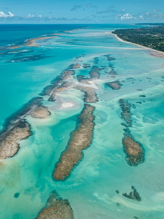 an aerial view of the great barrier of the great barrier of the great barrier of the great barrier of the great barrier of the great barrier of, an album cover, pexels contest winner, hurufiyya, varadero beach, carribean turquoise water, thumbnail, archeological discover