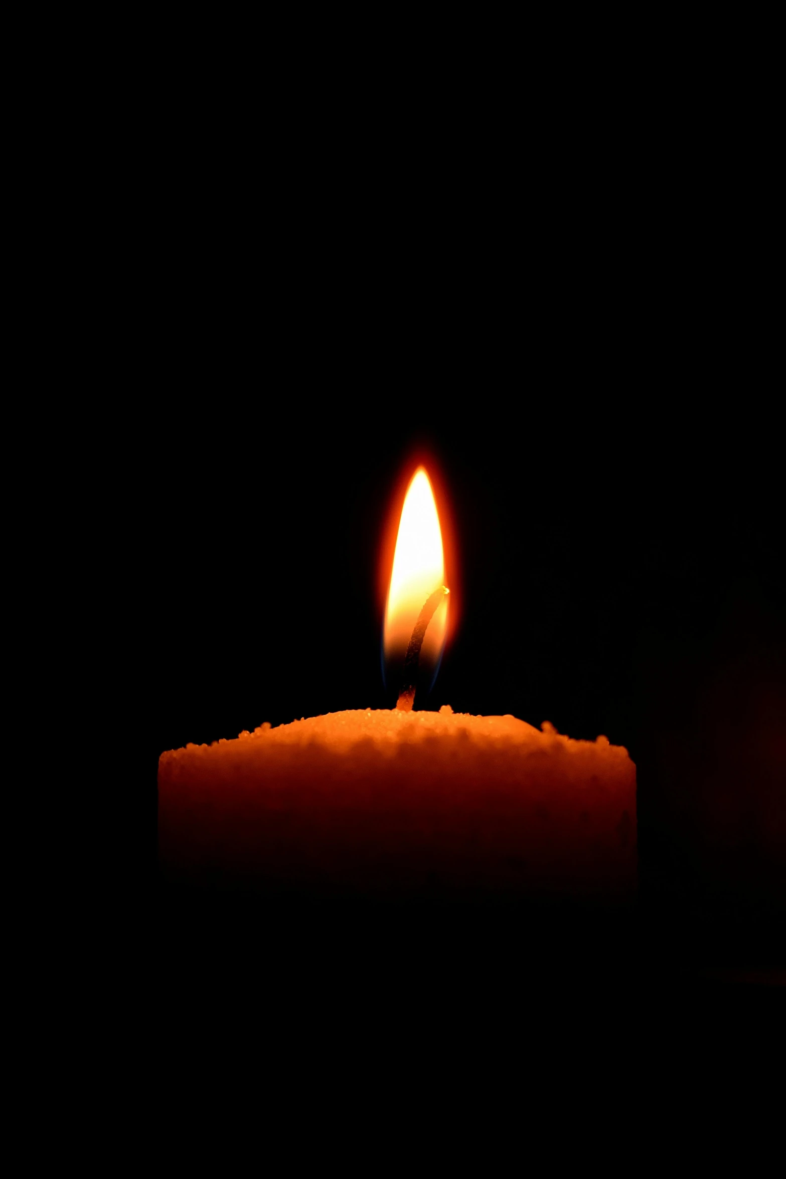 a candle is lit in the dark, a picture, flickr, square, 2995599206, in the middle of the day, screensaver